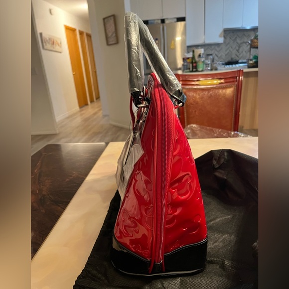 Disney Loungefly Minnie & Mickey Embossed Purse with Charm, Dust bag - Picture 4 of 10